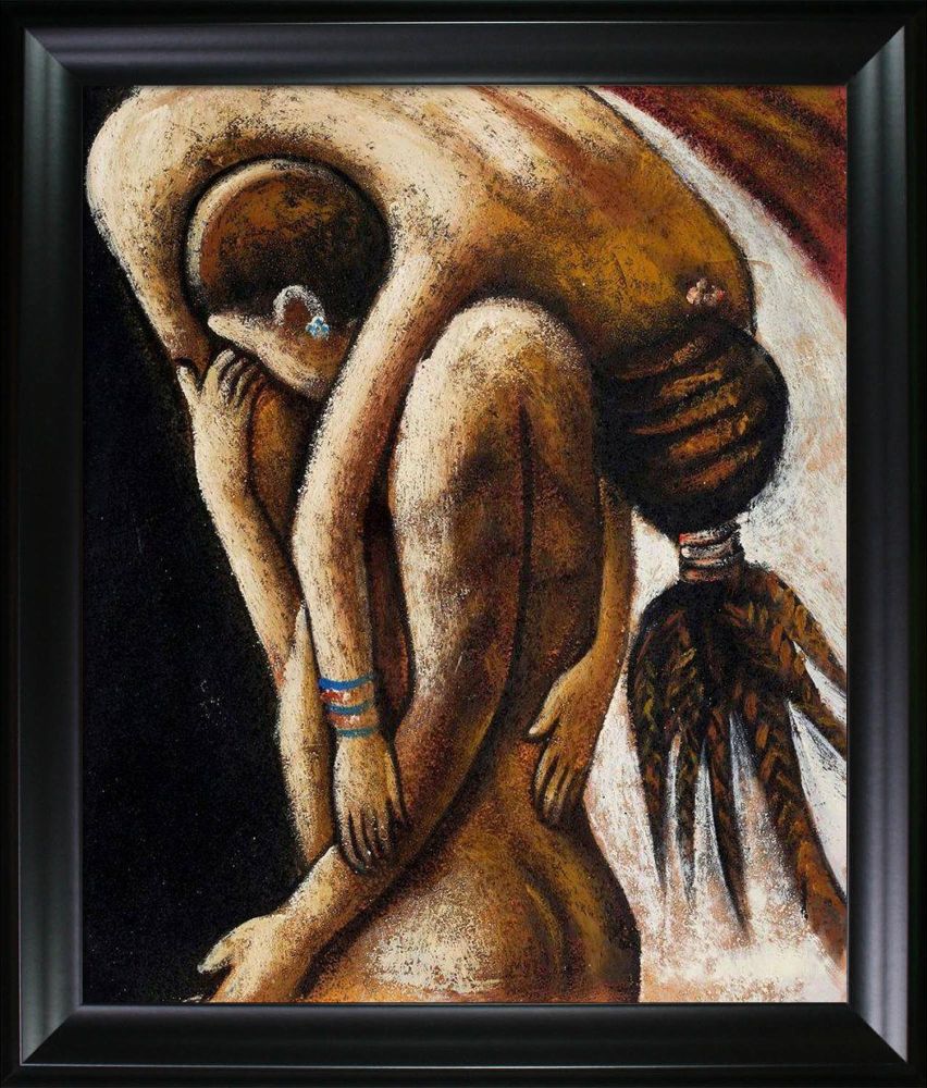 Strength and Care Pre-framed - Black Matte Frame 20"X24"