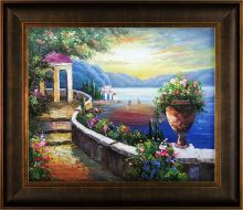 Sunset at Gazebo Point Pre-Framed