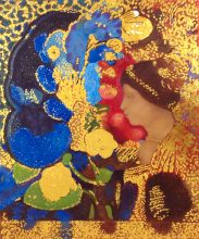 Woman Among the Flowers, 1910 (Luxury Line)