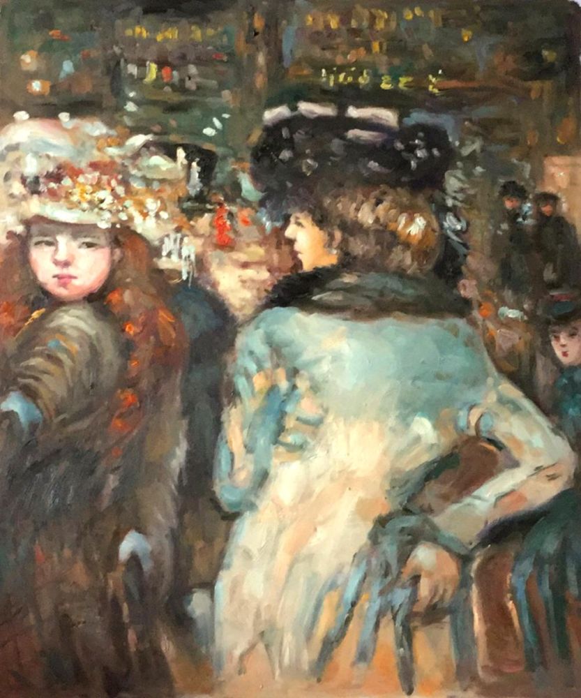 Place Clichy (Two Elegant Women)