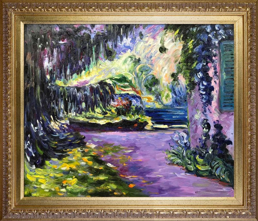 The Garden in the Shade with Elegant Gold Frame - Elegant Gold Frame 20 ...