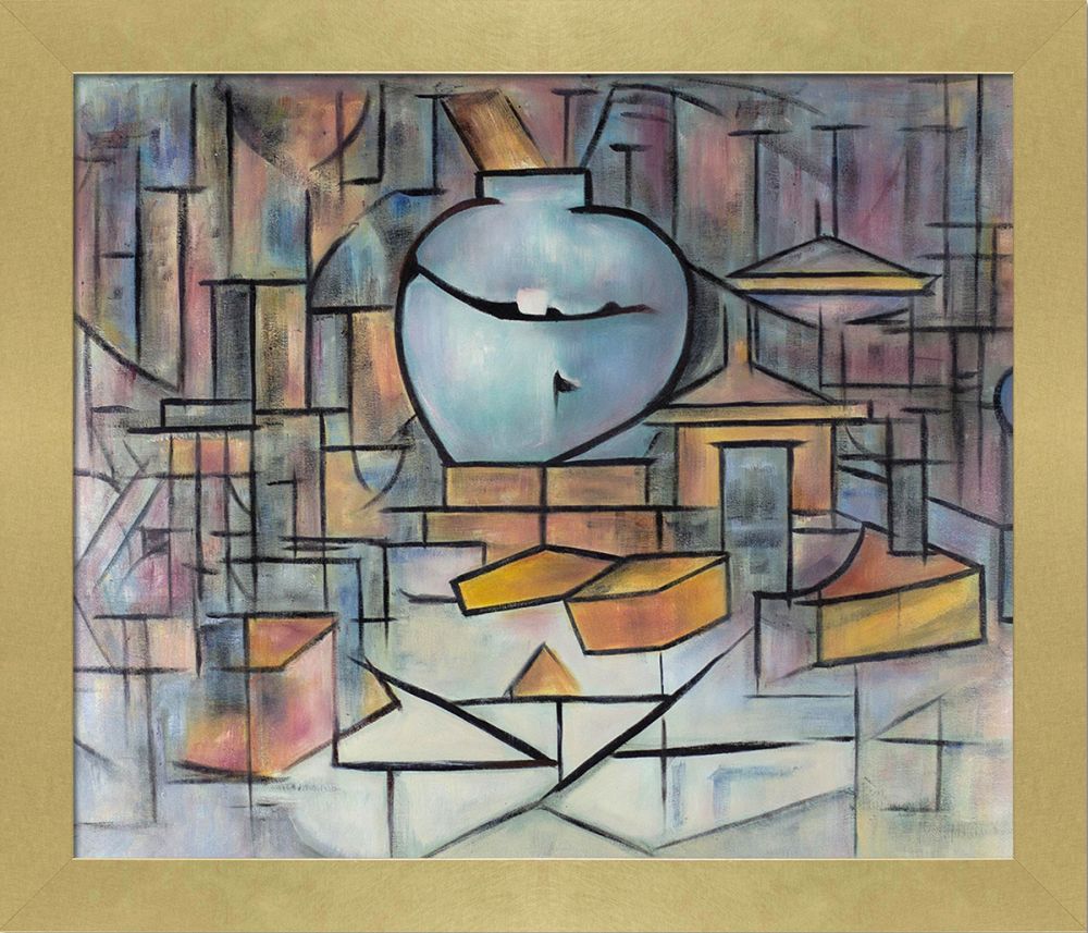 Still Life with Gingerpot II Pre-Framed - Semplice Specchio Frame 20" X 24"