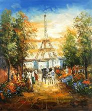 Gardens Near The Eiffel