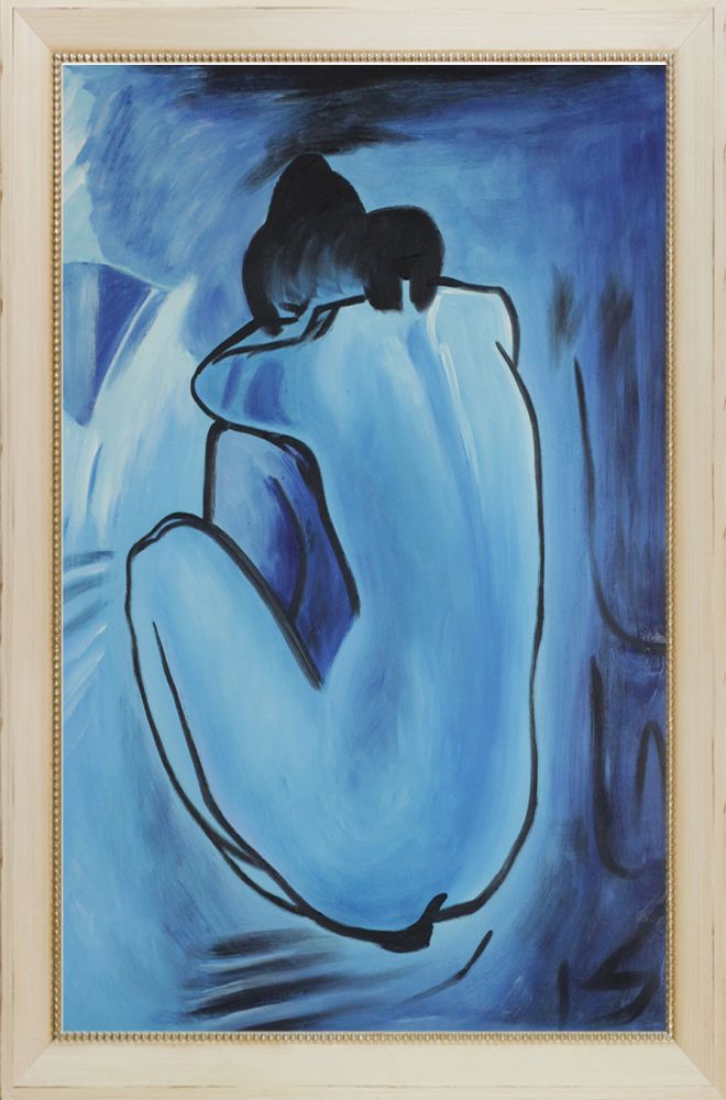 Blue Nude - Constantine Frame 24" X 36"
