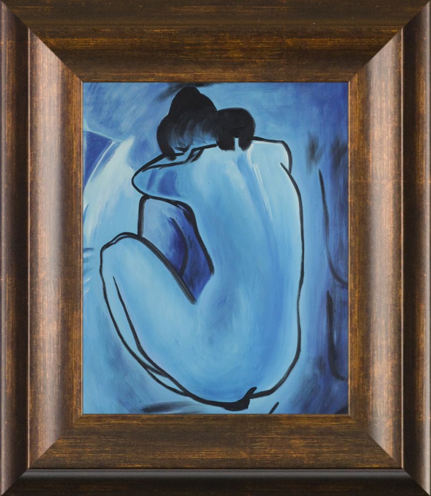 Blue Nude - Modena Vintage 8" X 10"