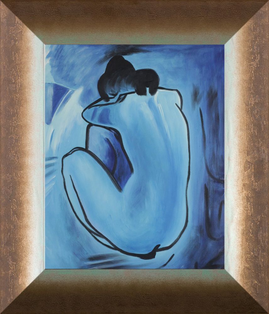 Blue Nude - Spoleto Bronze 8" X 10"