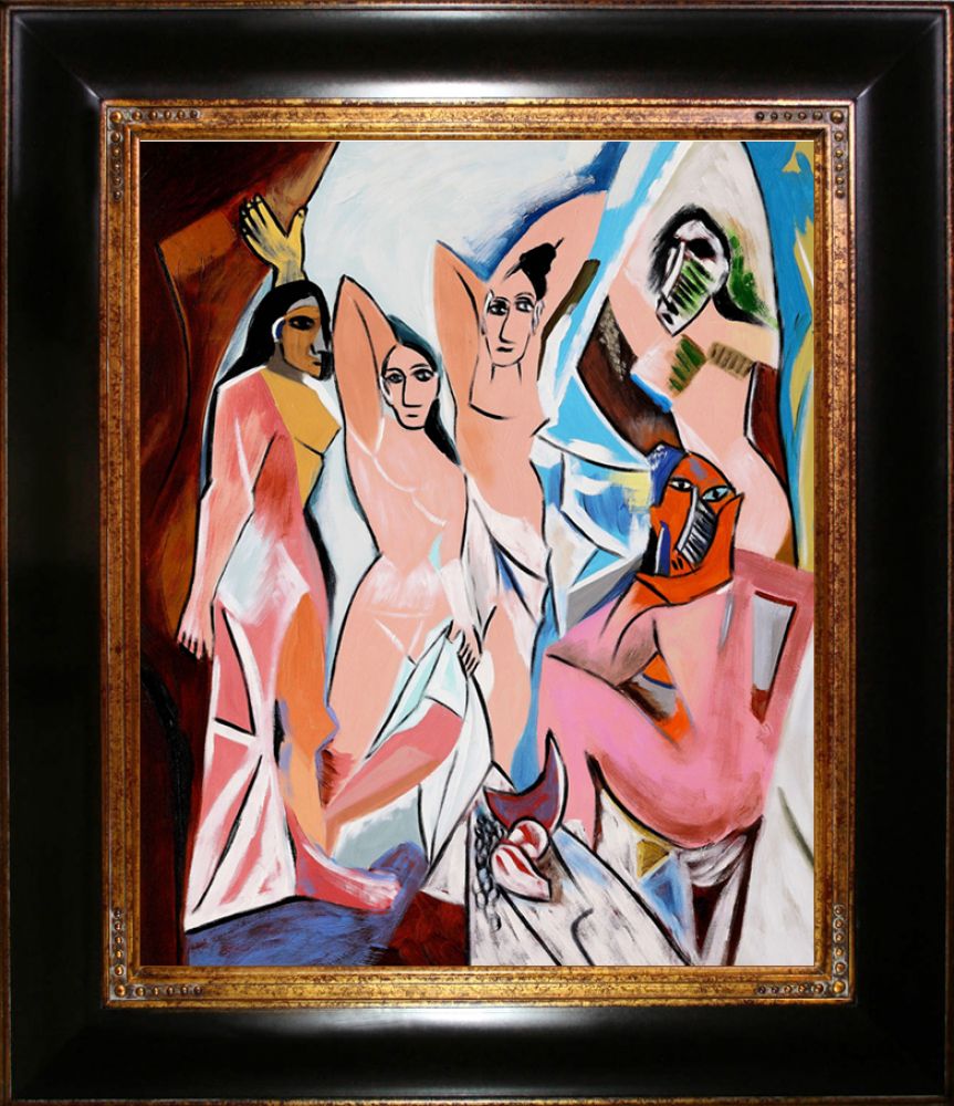 Les Demoiselles D'avignon - Opulent Frame 20"X24"