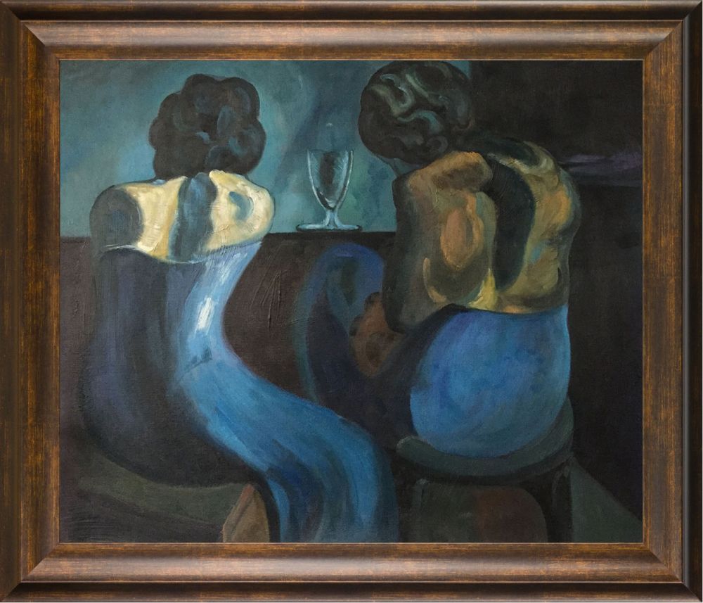 Prostitutes at a Bar - Modena Vintage 20" X 24"