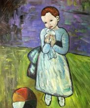 Child Holding a Dove