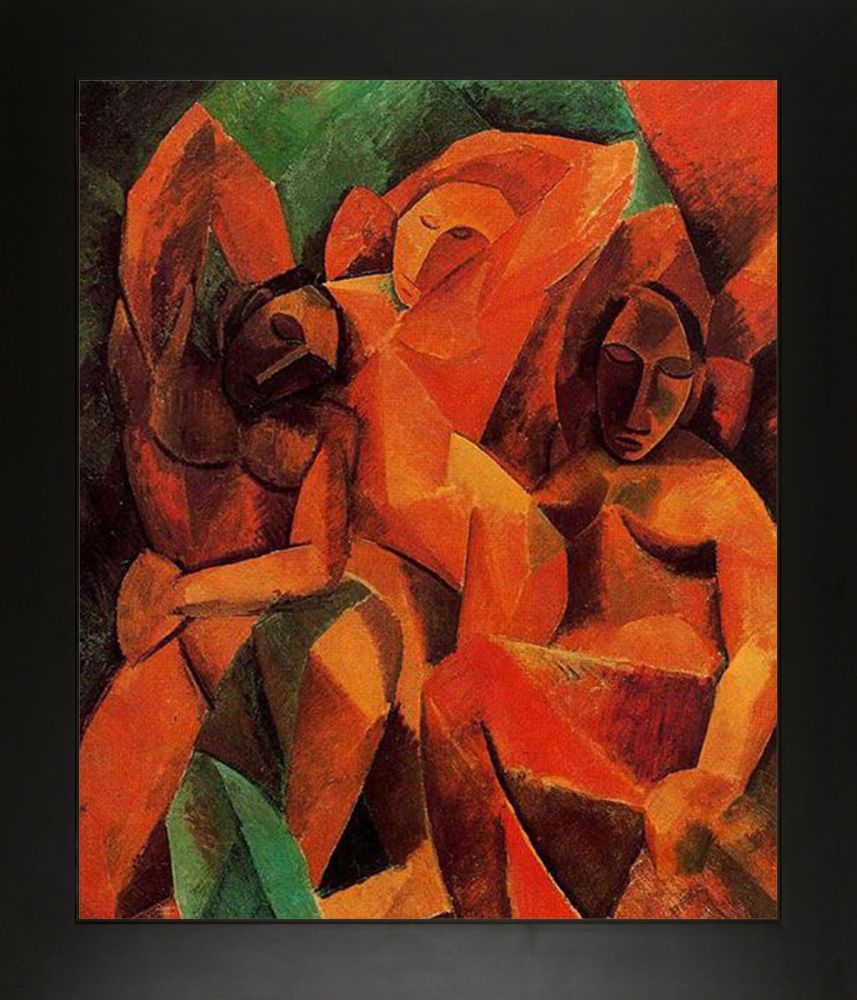 Three Women - New Age Black Frame 20"X24"