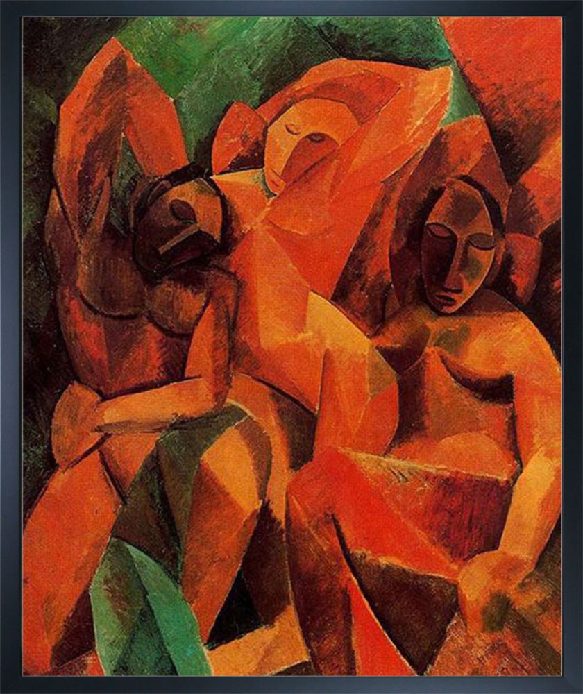 Three Women - Studio Black Wood Frame 20"X24"