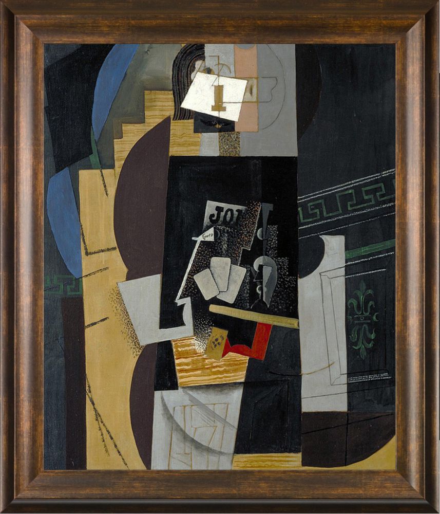 Card Player (LHomme aux cartes) - Modena Vintage 20" X 24"