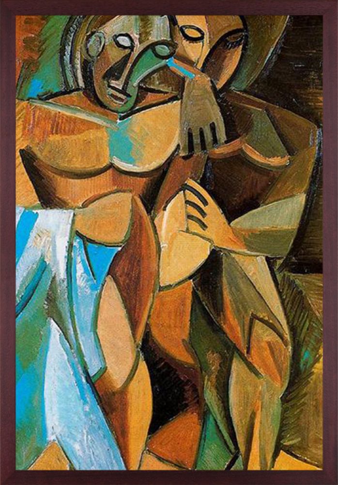 Friendship - Open Grain Mahogany 24" X 36"