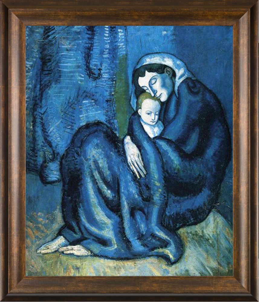 Mother and child - Modena Vintage 20" X 24"