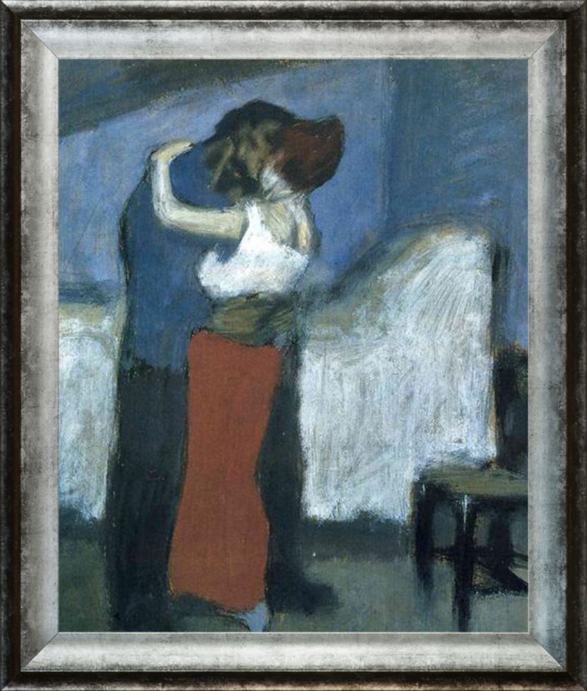 Embrace - Athenian Distressed Silver Frame 20"X24"