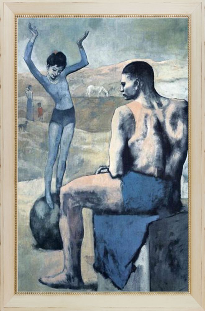 Girl on the ball - Constantine Frame 24" X 36"