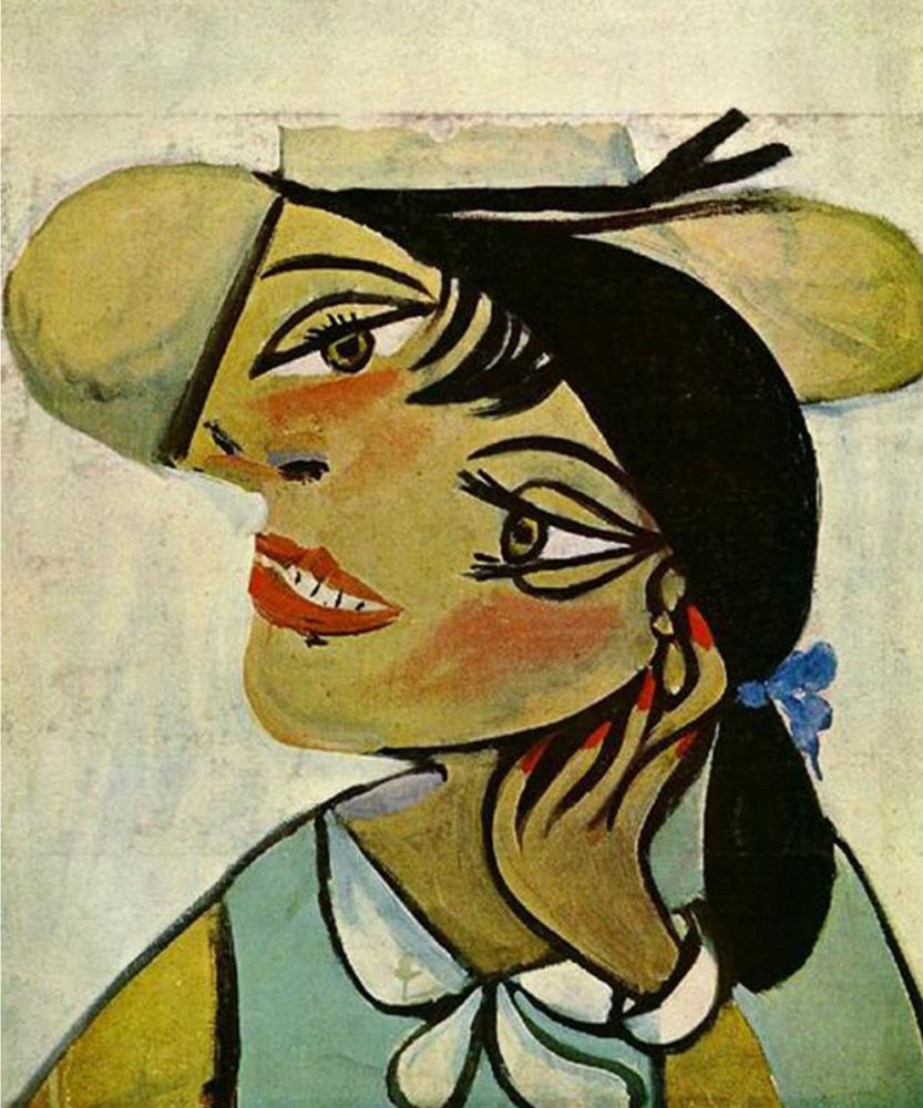 Portrait of woman in d`hermine pass (Olga)