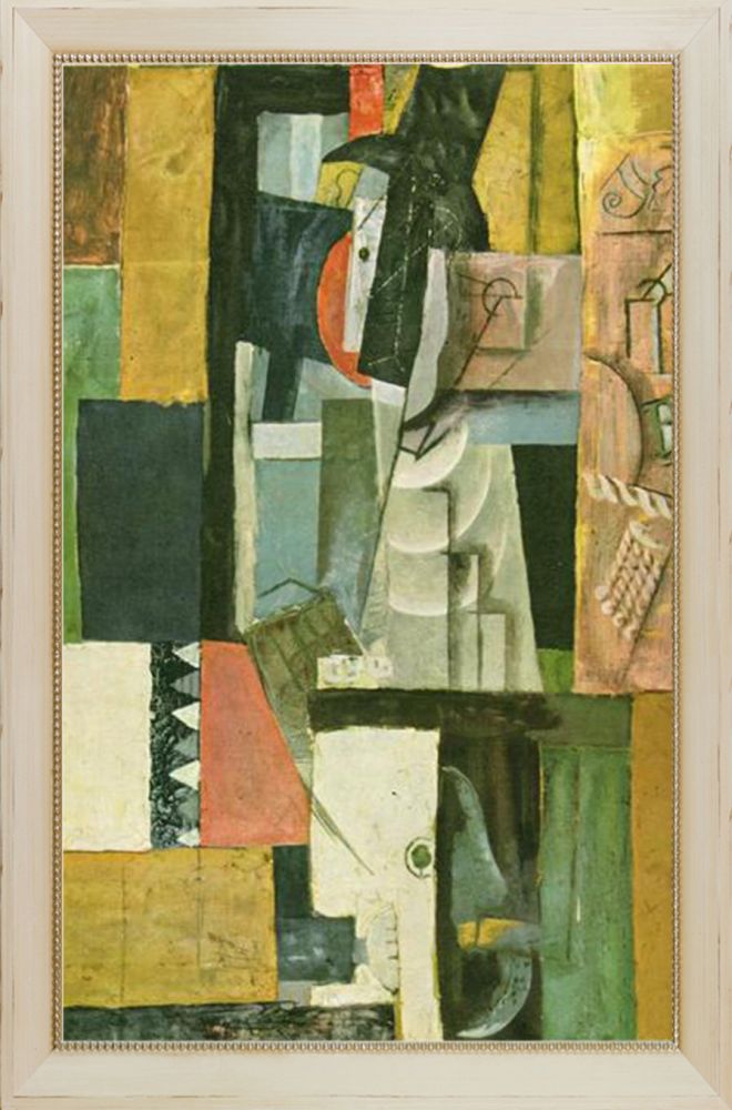 Man with Guitar - Constantine Frame 24" X 36"