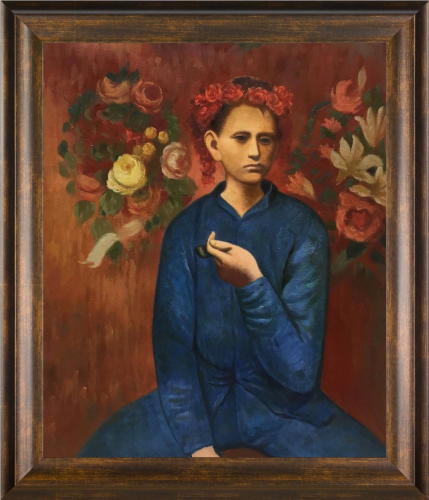 Boy with Pipe - Modena Vintage 20" X 24"