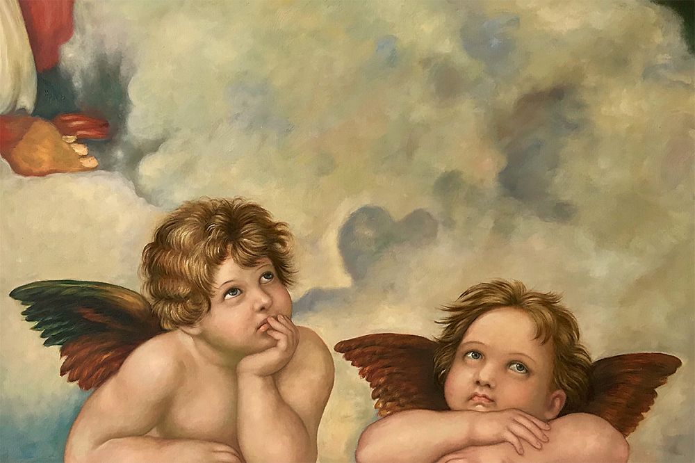 Madonna Sixtina (2 cherubs detail)