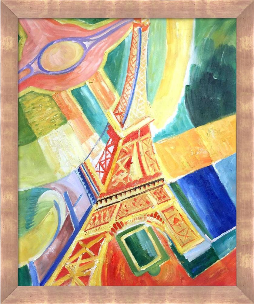 La Tour Eiffel, 1928 Pre-framed - Blushing Rose Gold Frame 20" X 24"