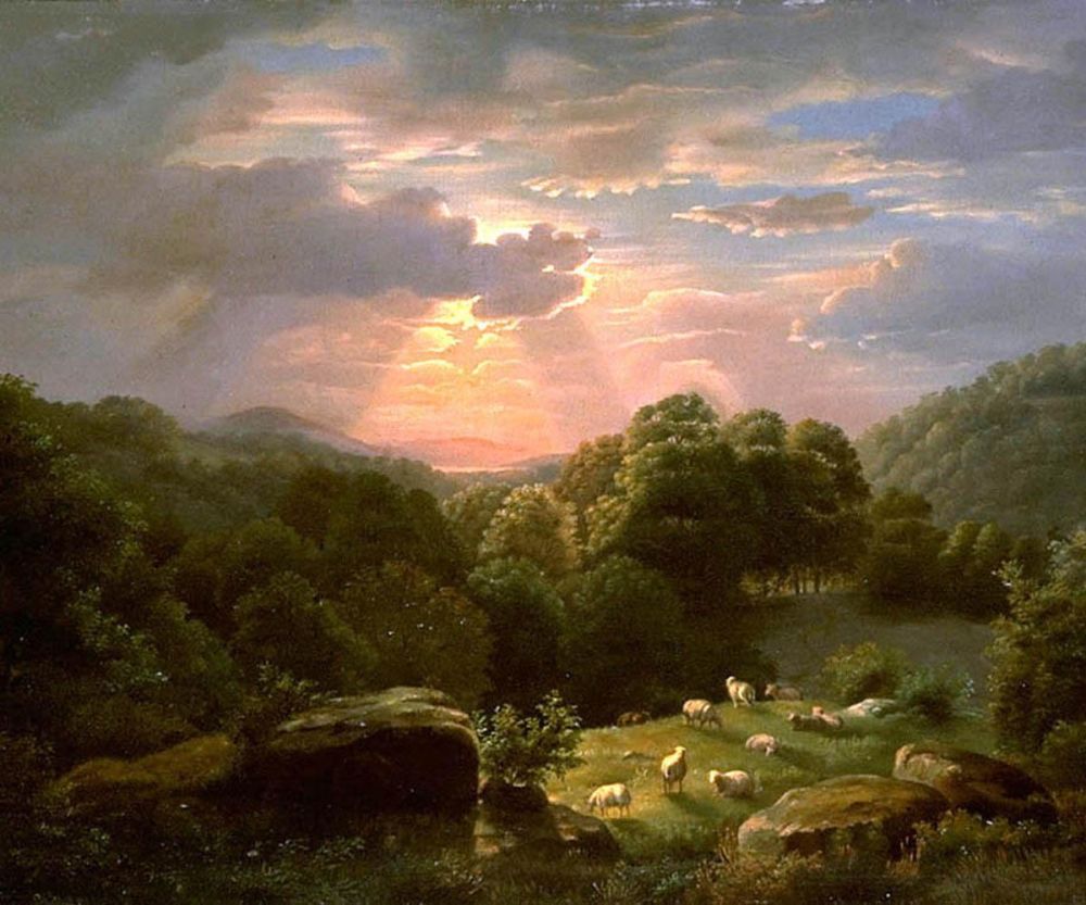 Landscape with Sheep