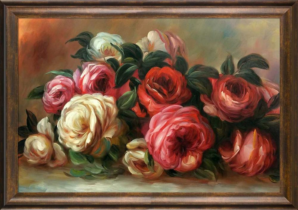 Discarded Roses Pre-Framed - Modena Vintage 24" X 36"