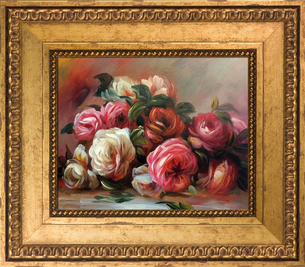 Discarded Roses Pre-Framed - Versailles Gold King Frame 8"X10"