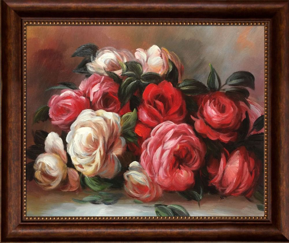 Discarded Roses Pre-Framed - Verona Cafe Frame 16"X20"