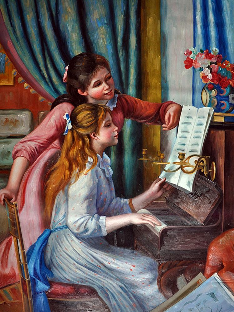 Young Girls at the Piano