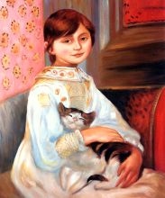 Julie Manet With Cat, 1887