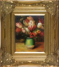 Tulips in a Vase Pre-Framed