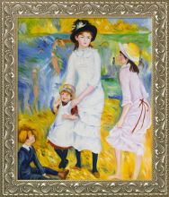 Children on the Seashore Pre-Framed