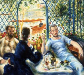 Lunch at the Resturant Fournaise (The Rowers' Lunch)