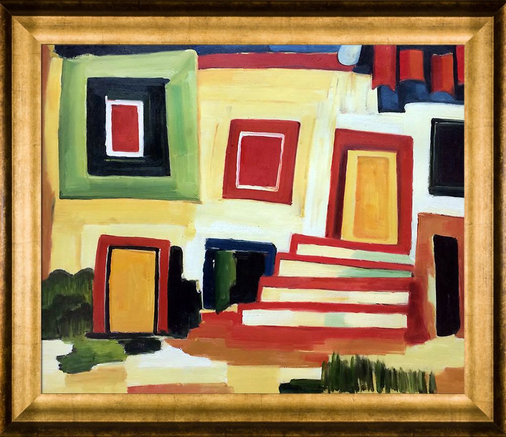 A Clear House Pre-Framed - Athenian Gold Frame 20"X24"