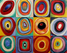 Farbstudie Quadrate Tile 