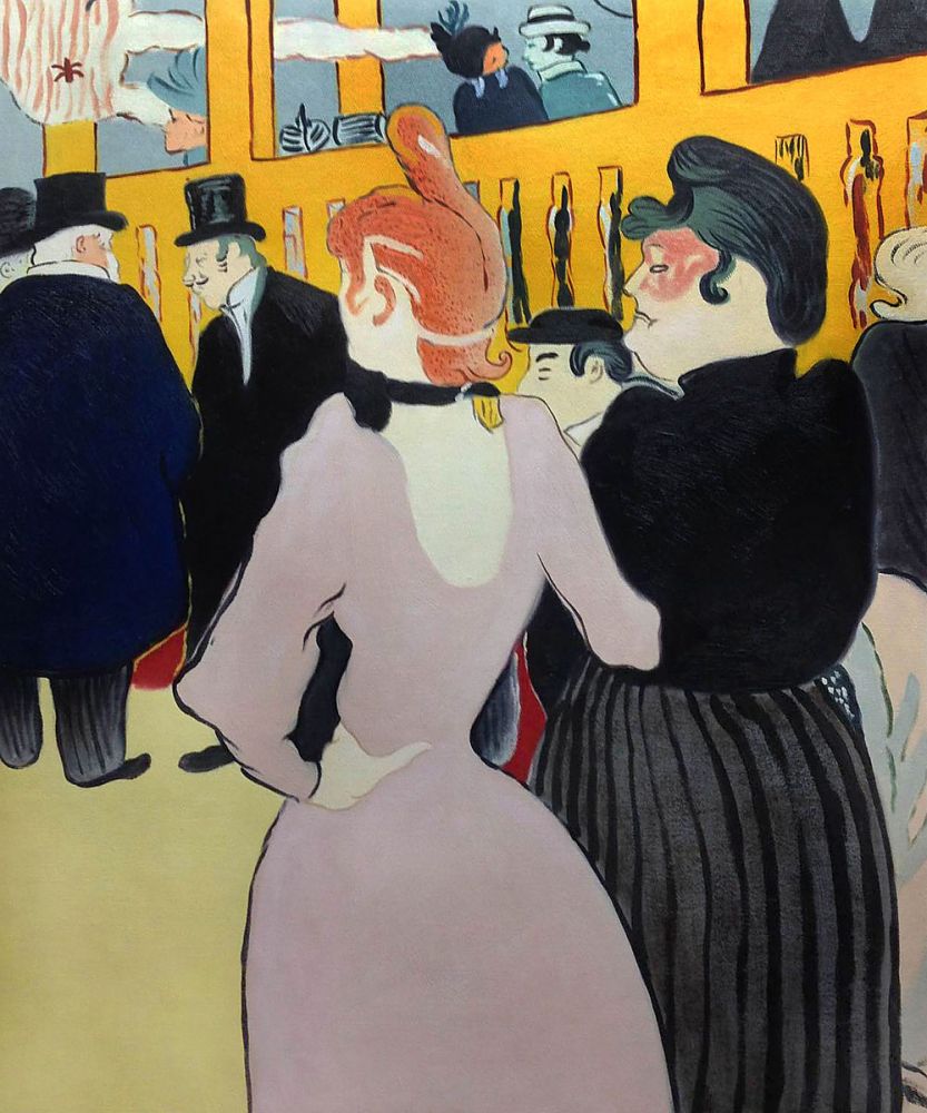 At the Moulin Rouge, La Goulue with Her Sister