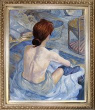 Woman at Her Toil Preframed 