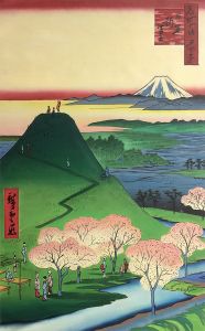 New Fuji, Meguro, No. 24 in One Hundred Famous Views of Edo