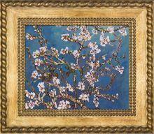 Branches of an Almond Tree in Blossom Pre-Framed