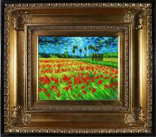 Field of Poppies Pre-Framed