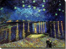 Starry Night Over The Rhone Gallery Wrap