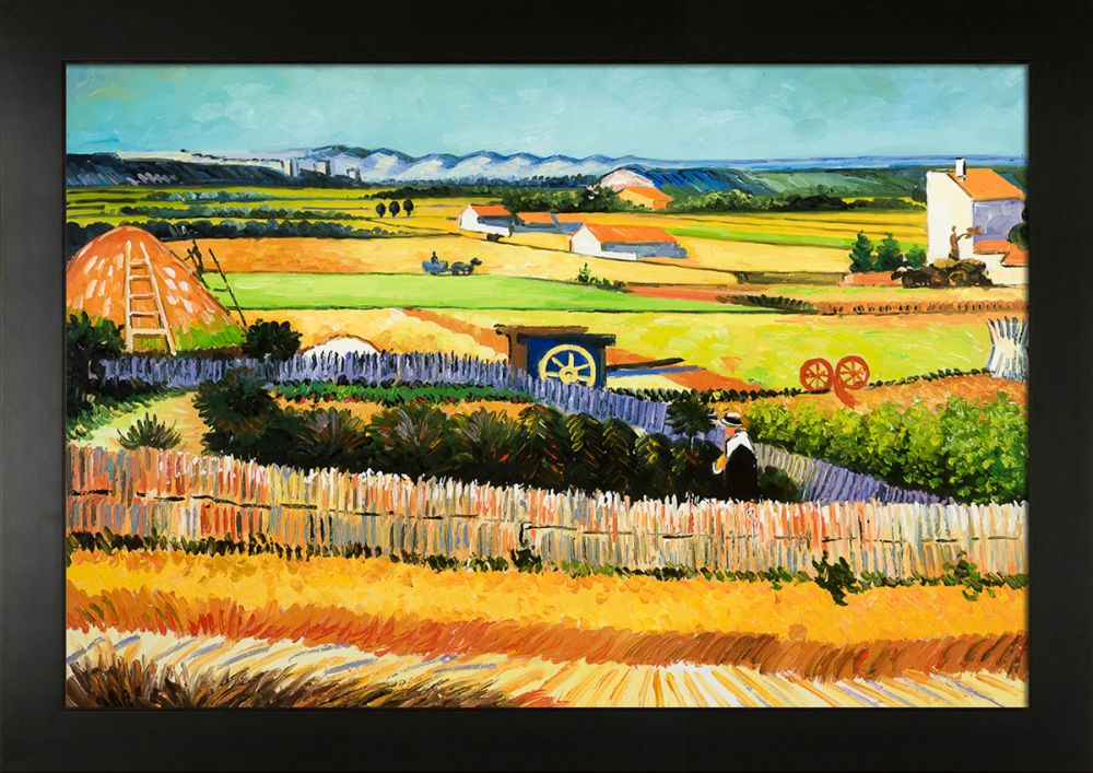 The Harvest Pre-Framed - New Age Black Frame 24"X36"