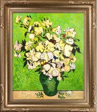 Vase with Roses Pre-Framed