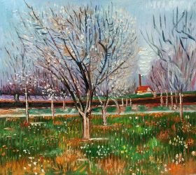 Orchard in Blossom (Plum Trees)