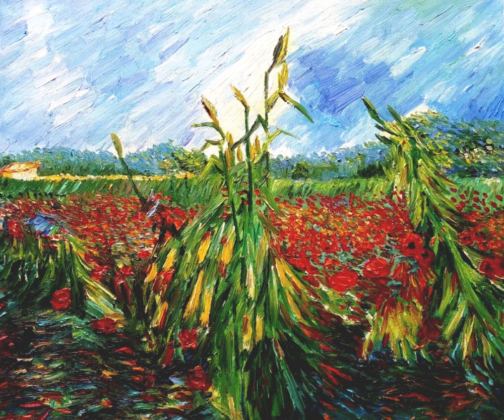 Green Ears of Wheat II
