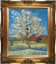 Pink Peach Tree Pre-Framed