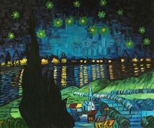 Starry Rhone Collage