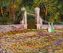 Enterance to the Voyer-d'Argenson Park at Asnieres