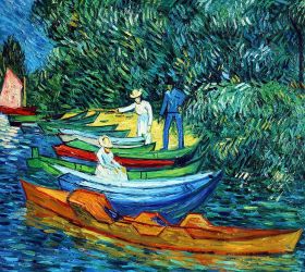 Rowing Boats on the Banks of the Oise, 1890